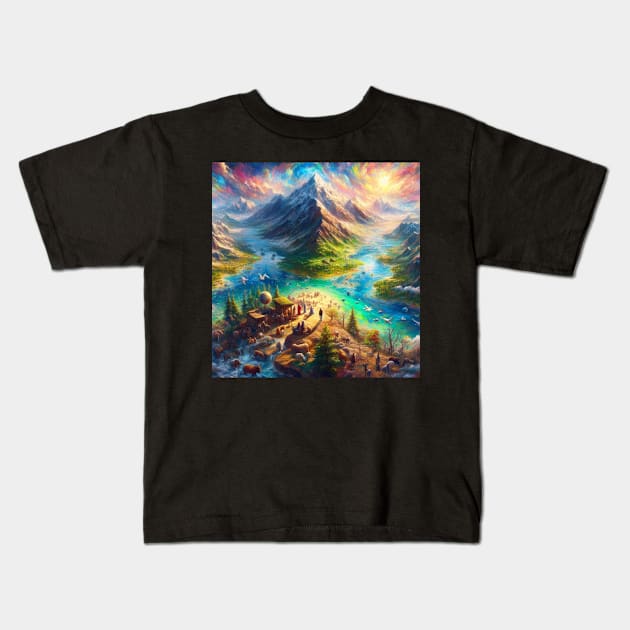 After The Flood Kids T-Shirt by SmoothCreator